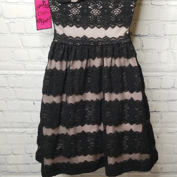 Candie's black lace dress - Picture 6 of 8
